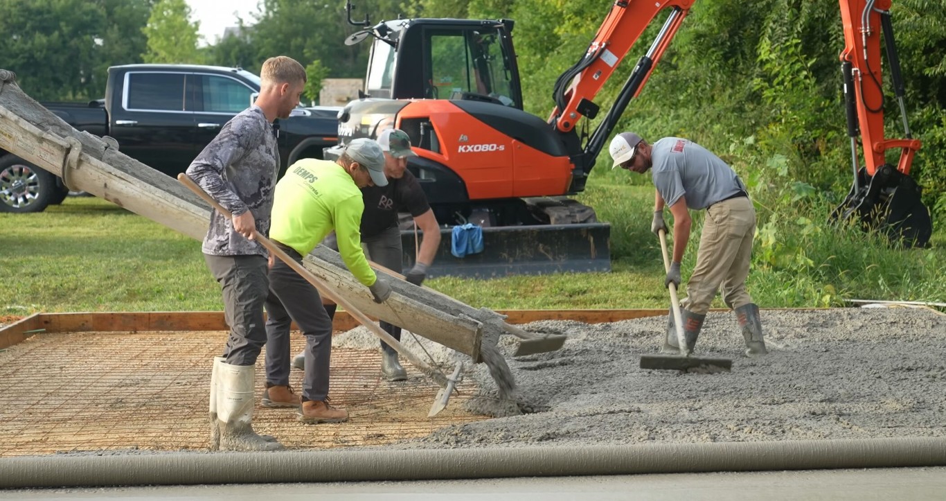 Commercial Concrete Services service in Amherst, MA
